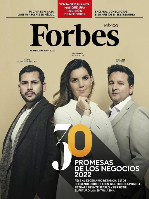 Détails du titre pour Forbes México par Media Business Generators SA de CV - Disponible